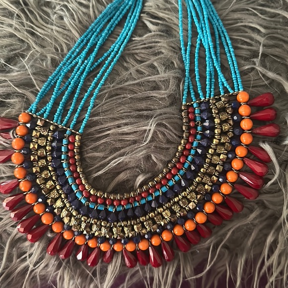 Bohemian Style Beaded Necklace - Picture 1 of 3